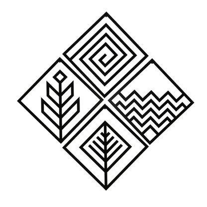 DFOLS Geometric Abstract Metal Wall Art – Modern Minimalist Décor