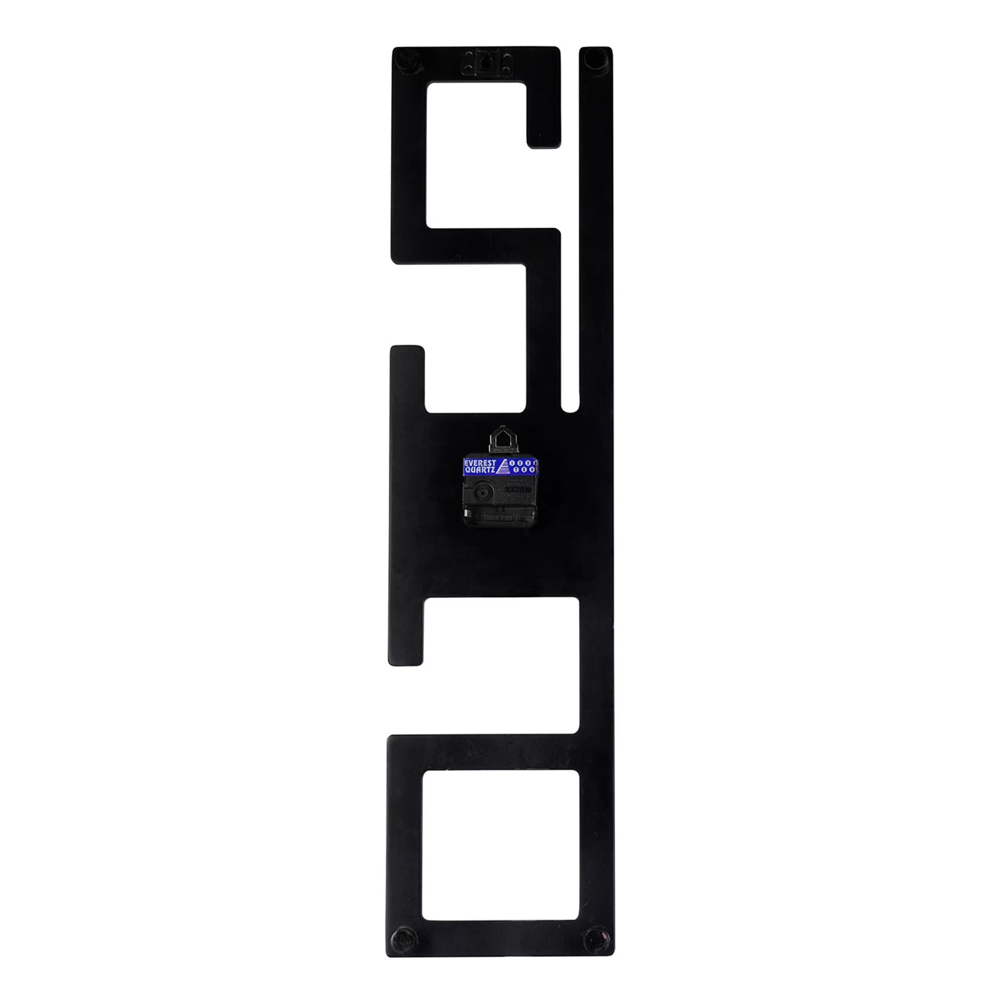 DFOLS Chronelle Wooden Wall Clock – Geometric Black 27 Inch