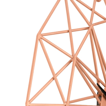 DFOLS Cirqlo Modern Metal Wall Clock – Peach Finish 20 Inch