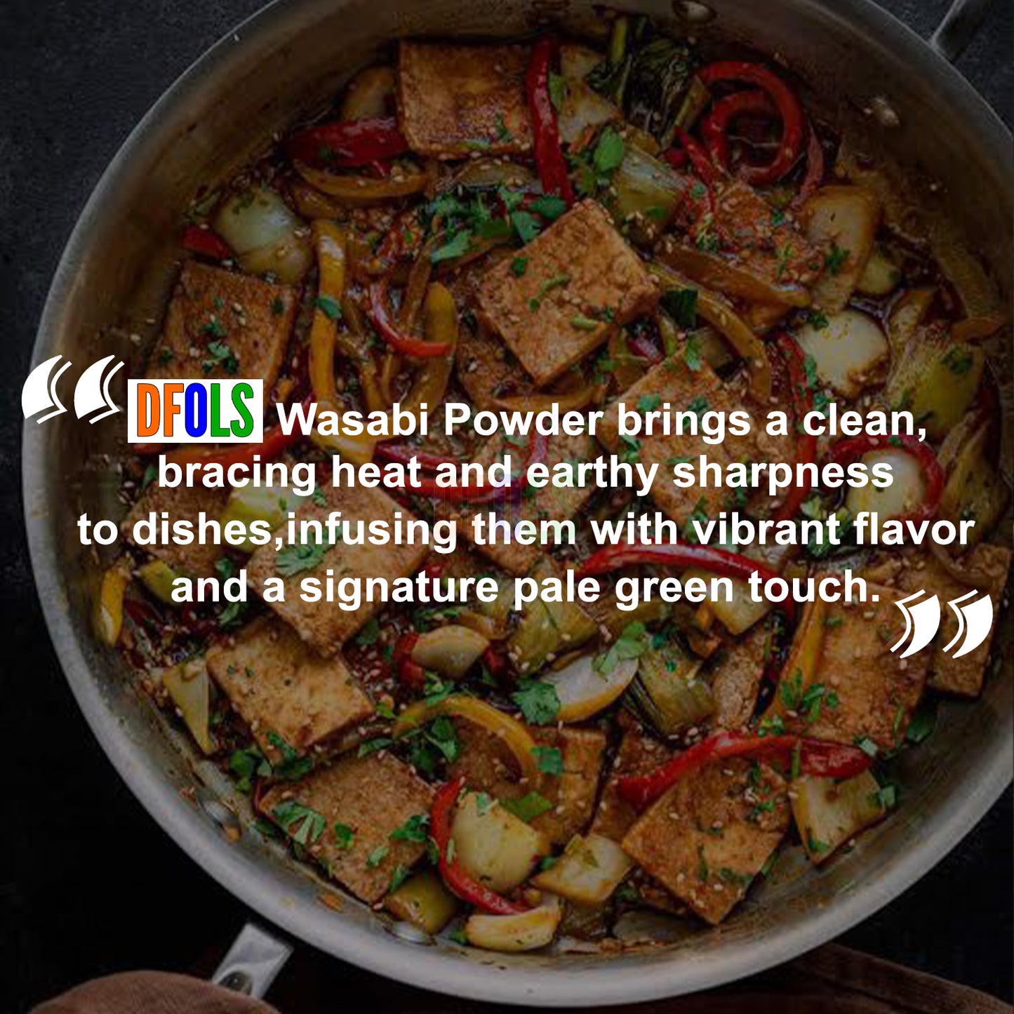 Japanese Wasabi Powder for Sushi – Pure Wasabia Japonica, Gluten-Free, Vegan | Authentic Wasabi Powder for Sushi, Wasabi Paste, Wasabi Mayo & Cooking - DFOLS