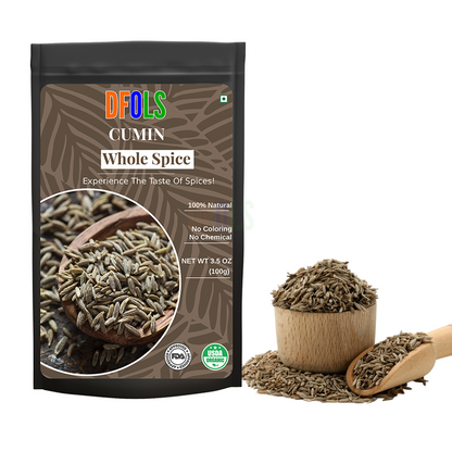 DFOLS Cumin Whole Spice Cooking 0.22lb 3.5oz 100g クミンパウダー