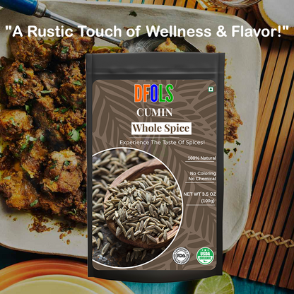 DFOLS Cumin Whole Spice Cooking 0.22lb 3.5oz 100g クミンパウダー
