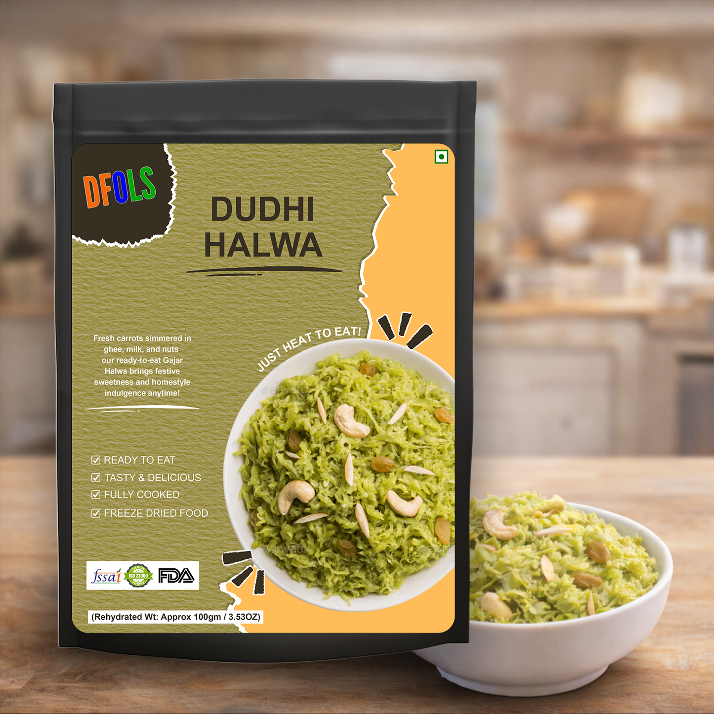 Dudhi Halwa | Authentic North Indian Bottle Gourd Dessert | Ghee-Cooked, Rich & Flavourful | 100% Vegetarian | Traditional Indian Sweet | Fresh & Premium Quality