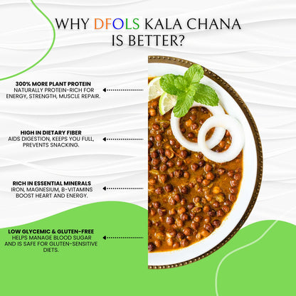 Organic Kala Chana | Natural Black Chickpeas | High Protein, Fiber-Rich | Pesticide-Free, Hand-Picked Premium Pulses for Healthy Cooking & Balanced Diet