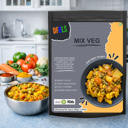 Mixed Vegetable Curry | Authentic Indian Gravy with Seasonal Veggies | Ready-to-Eat, Microwaveable Meal | Fresh, Flavorful & Convenient Indian Curry Pack