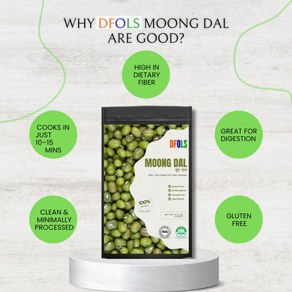 DFOLS Moong Dal Split Green Gram Cooking 0.55lb 8.82oz 250g ムング豆ダール