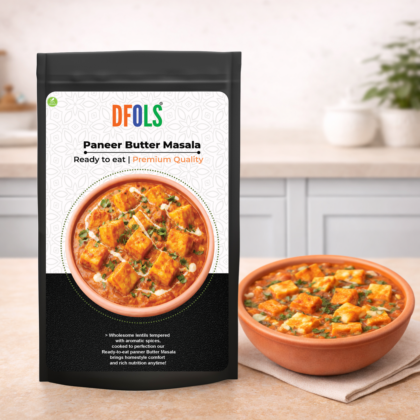 Dfols Paneer Butter Masala Ready to Eat Creamy Curry 7.76oz 220g パニールバターマサラ