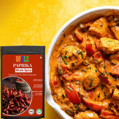 DFOLS Paprika Whole Spice Cooking 0.22lb 3.5oz 100g パプリカパウダー