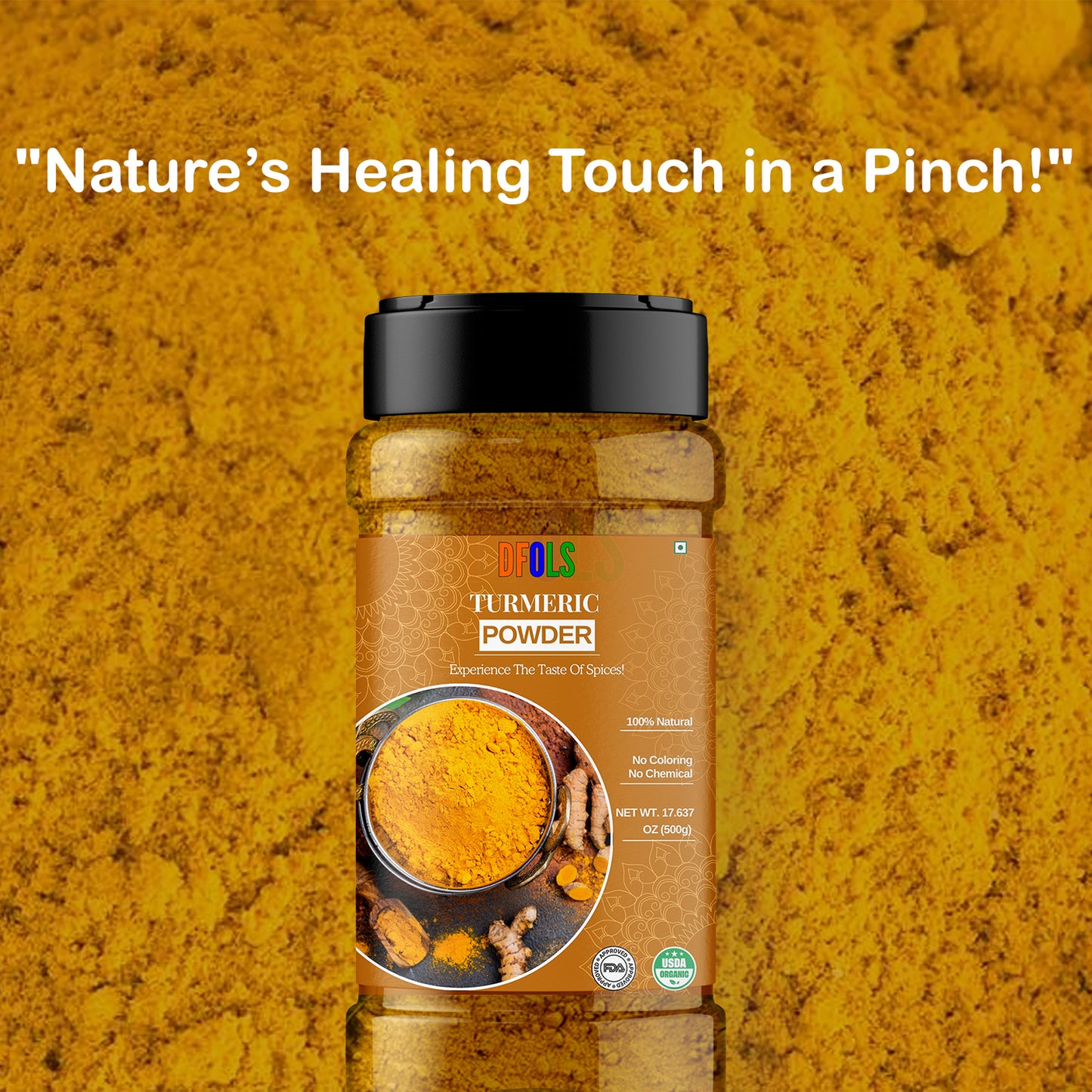 Organic Hibiscus Powder – Skin Brightening, Hair Growth Support, Antioxidant Superfood | Food-Grade, Vegan - DFOLS