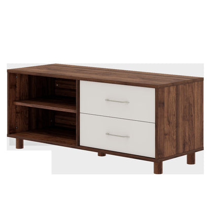 DFOLS Allie Modern Engineered Wood TV Unit with Drawers & Storage Shelf